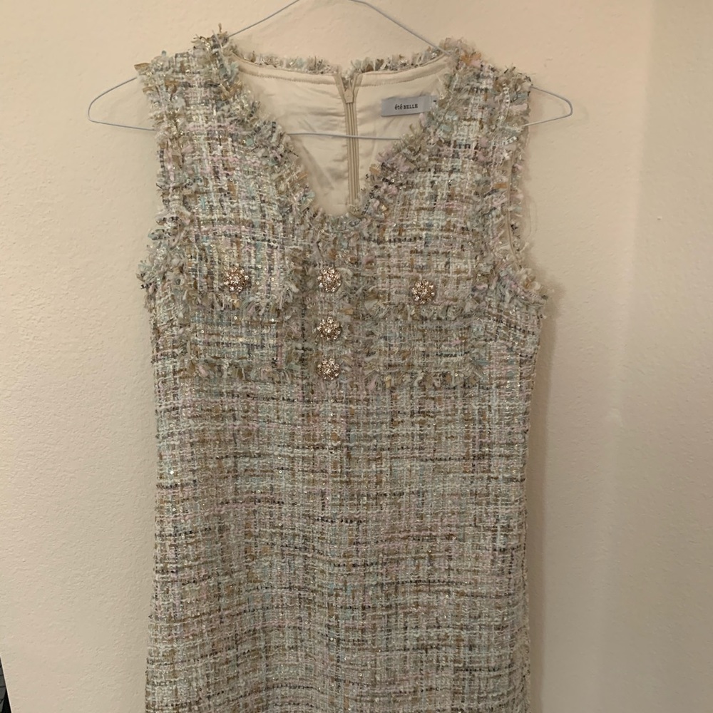Chanel style knit dress